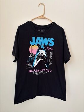 RIOT SOCIETY Jaws Kanji Cotton Graphic Tee
